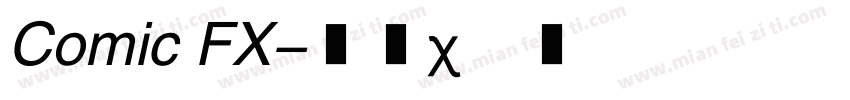 Comic FX字体转换